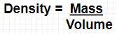 densityformula
