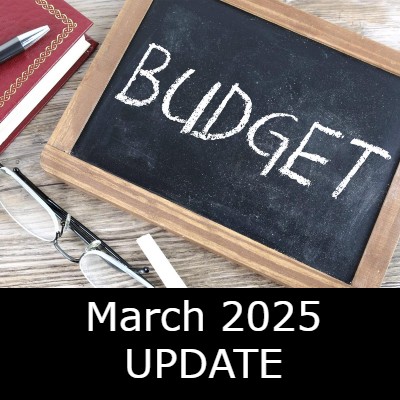  Budget wording on Chalkboard March 2025 Update